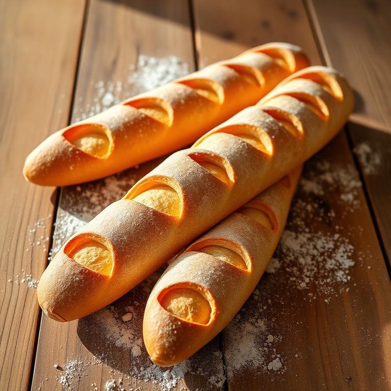 Baguettes francesas crujientes
