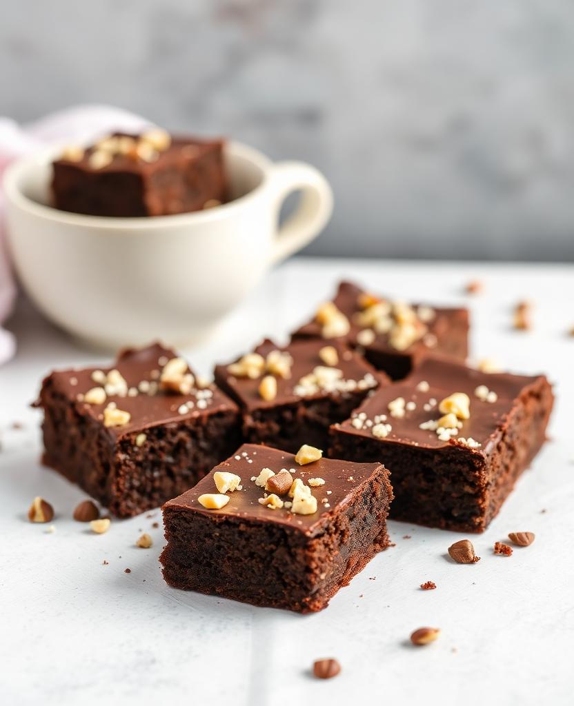 Brownies saludables con nueces