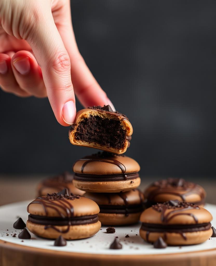 Galletas sin azúcar con chispas de chocolate