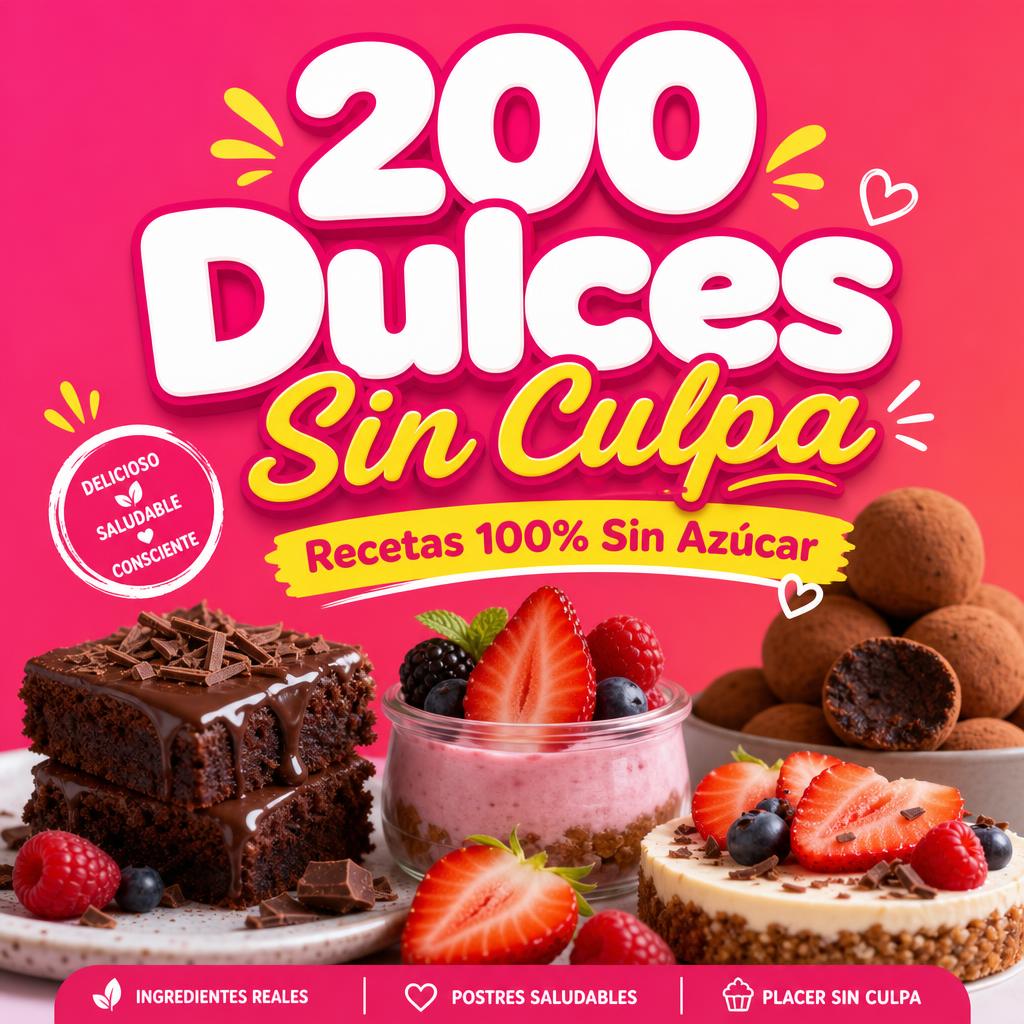 Ebook 200 Dulces Sin Culpa